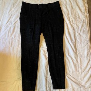 Black heather pants